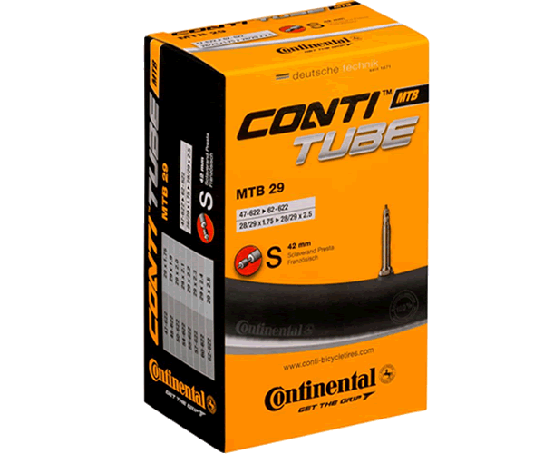 Continental 29" Presta Valve MTB Tube 1.75-2.50