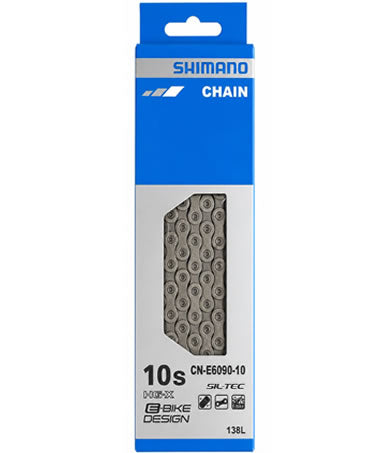 Shimano CN-E6090-10 E-Bike HG-X chain, 10-speed, 138 links, SIL-TEC