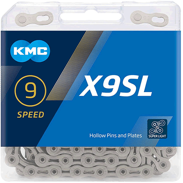 KMC X9SL Chain 114L Silver
