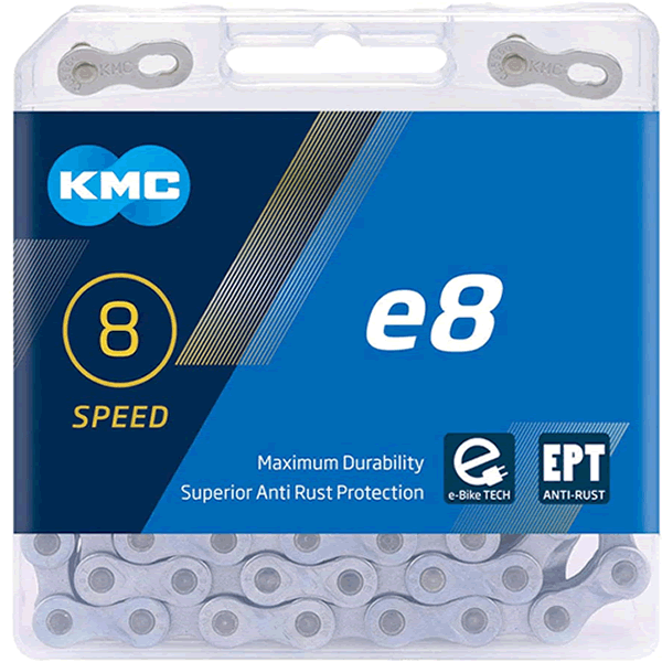 KMC E8 Turbo EPT Chain 122L E-Bike