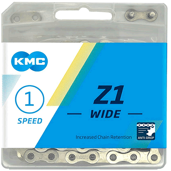 KMC Z1 Wide Chain 112L Silver