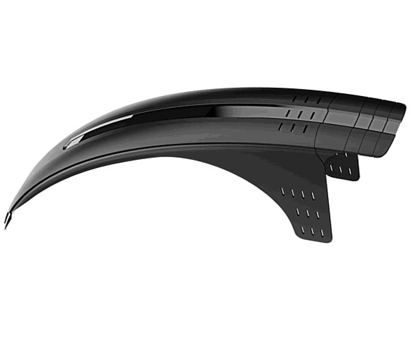 Polisport X-Cape Evo Rear MTB (26"/27.5"/29") Mudguard In Black
