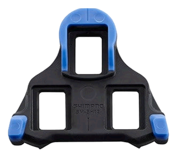 Shimano SM-SH12 SPD SL-Cleats , Front Pivot Floating , Blue 2 Degrees