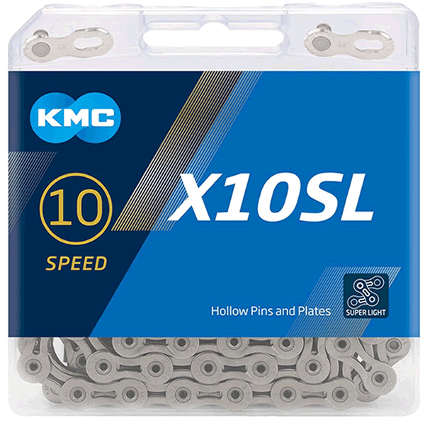 KMC X10-SL Chain 114L Silver