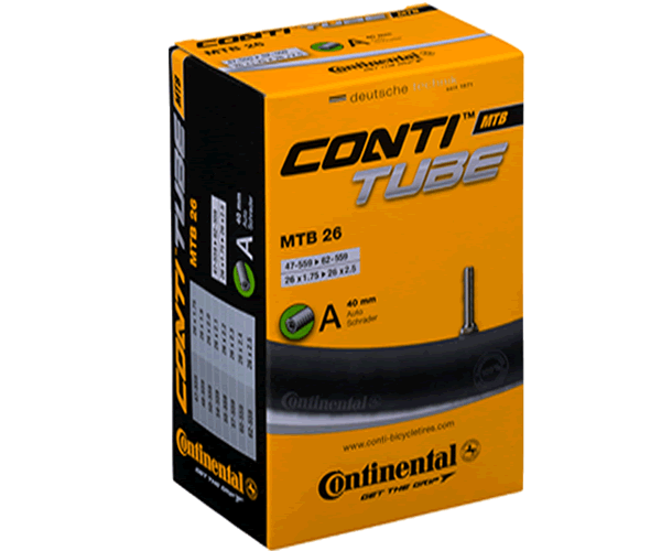 Continental 26" Schrader Valve MTB Tube 1.75-2.50
