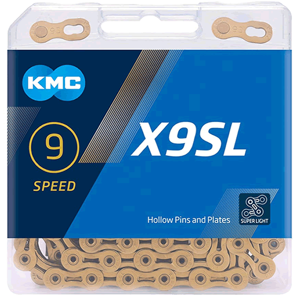 KMC X9SL Chain 114L Gold