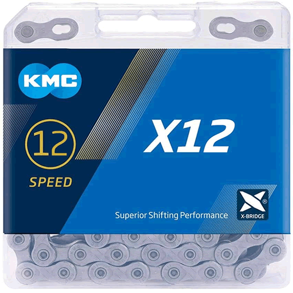 KMC X12 Chain 126L Grey