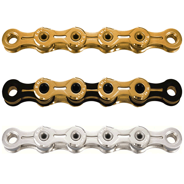 KMC X11-SL Chain 118L Black/Gold Silver Or Gold Options