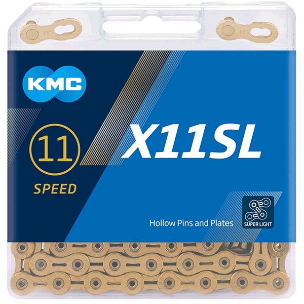 KMC X11-SL Chain 118L Black/Gold Silver Or Gold Options