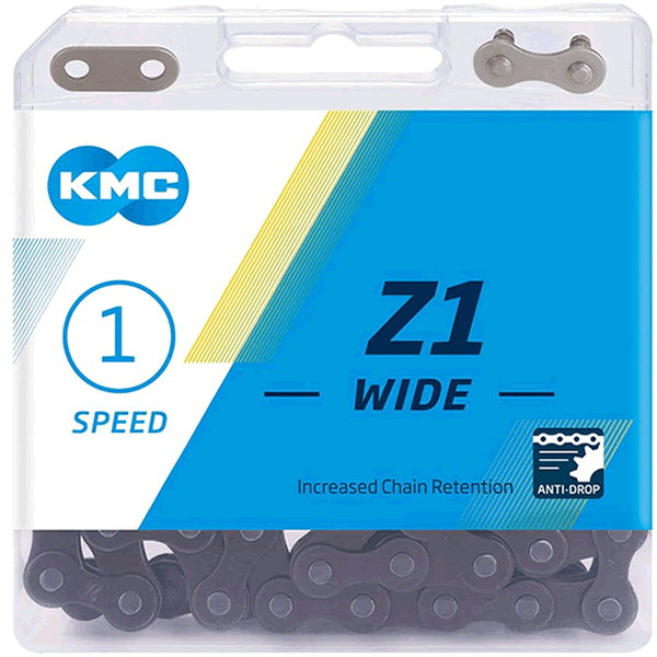 KMC Z1 Wide Chain 112L Brown