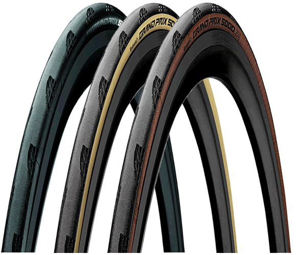 Continental Grand Prix 5000 Tyre - Foldable BlackChili Compound