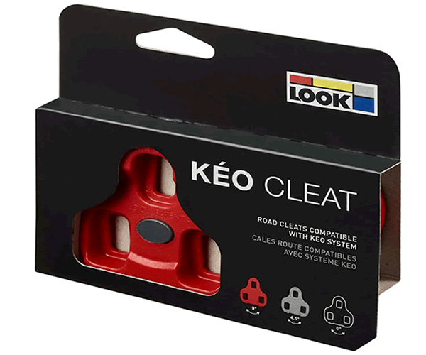 Look Keo Cleats Red "Non Grip" 9 Degrees