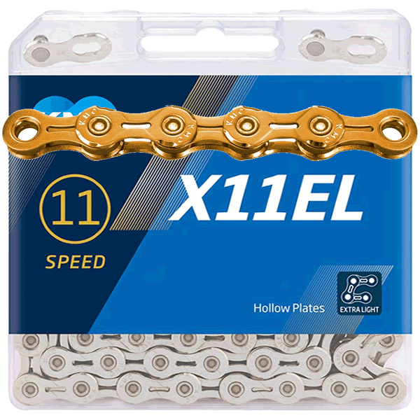 KMC X11-EL Chain 118L Silver OR Gold